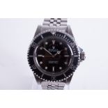 Rolex, a gent's stainless steel automatic 1976 Rolex Oyster Perpetual Submariner, 5513, serial