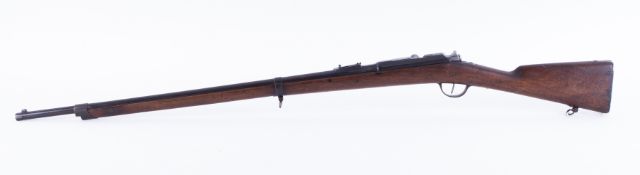 An Antique 1874 gras rifle, obsolete calibre, French Military, Number 75103.