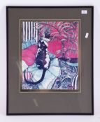 Three pictures including a Corina Turner print 'Bella' dated 1944 and two others, framed and