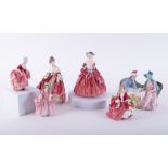 A collection of six Royal Doulton ladies including 'Afternoon Tea' (6).