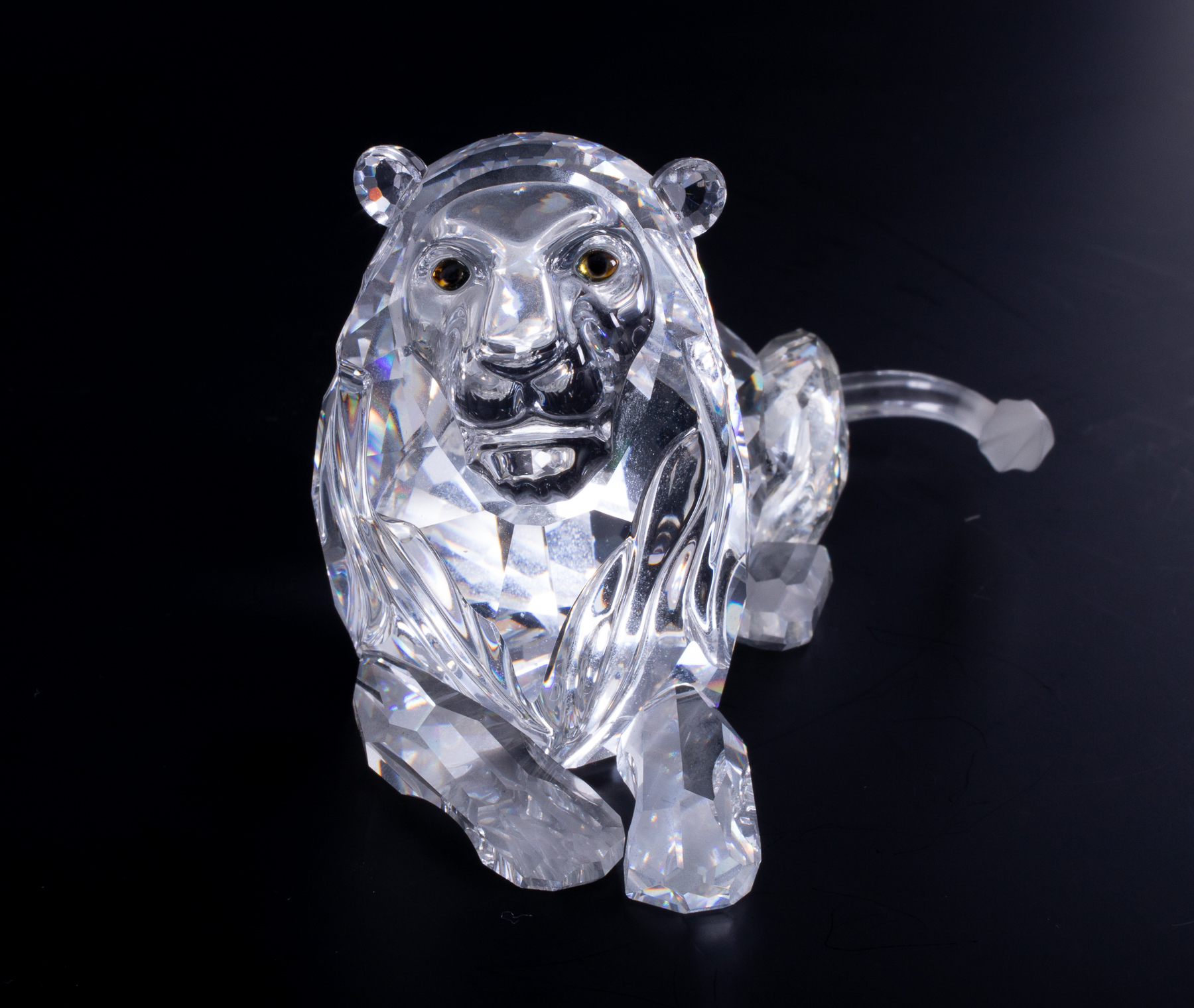 Swarovski Crystal Glass, Annual Edition 1995 'Inspiration Africa - The Lion', boxed.