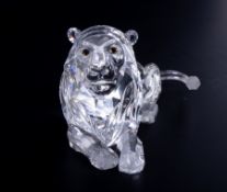 Swarovski Crystal Glass, Annual Edition 1995 'Inspiration Africa - The Lion', boxed.