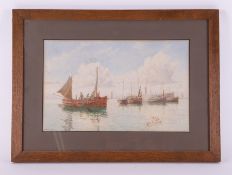 G.B.P.S. Lillington (British 1850-1932), a collection of eight watercolours mainly Cornish scenes