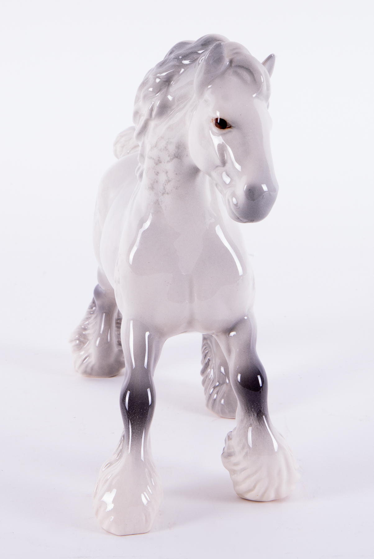 A Beswick 'Dapple Grey' shire horse. - Image 2 of 2