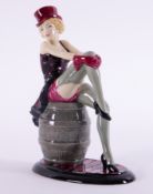 A Kevin Francis figurine of 'Marlene Dietrich' with certificate, boxed.