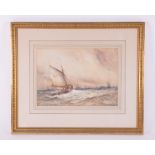 A collection of four watercolours two by S.McKinley, signed, largest 25cm x 35cm marine subject