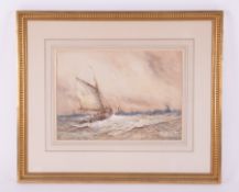 A collection of four watercolours two by S.McKinley, signed, largest 25cm x 35cm marine subject