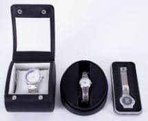 Three Rolls Royce collectors watches, boxed.