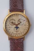 Zenith, a gents moonphase wristwatch, cased.