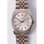 Rolex, a gents stainless and yellow gold Oyster Perpetual Datejust wristwatch, circa 1984/86,