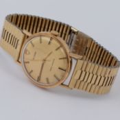 Tudor, a 9ct yellow gold Tudor Shock Resisting wristwatch number X86 G34 with a NSA gold plated