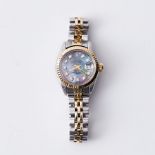 Rolex, a ladies Rolex Oyster Perpetual Datejust automatic wristwatch with diamond dot dial