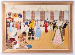 Roland Lucien Queney (1910-1996) 'The Passing of another Hogmanay' 1988 signed and titled on the