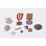 Various medals including Great War medal awarded to 80647 D.V.R. W. C. Bradshaw also various