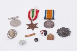 Various medals including Great War medal awarded to 80647 D.V.R. W. C. Bradshaw also various