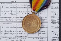Victory Medal to 49039 Pte George BUCKLEY, 19th Manchester Regiment, Loyal North Lancashire Regiment