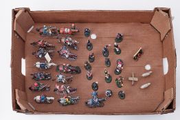 Collection of Del Prado military figures including 15 Horsemen and horses and 16 infantry soldiers.