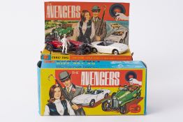 Corgi Toys Gift Set 40 The Avengers (red Bentley) - with one umbrella, boxed.
