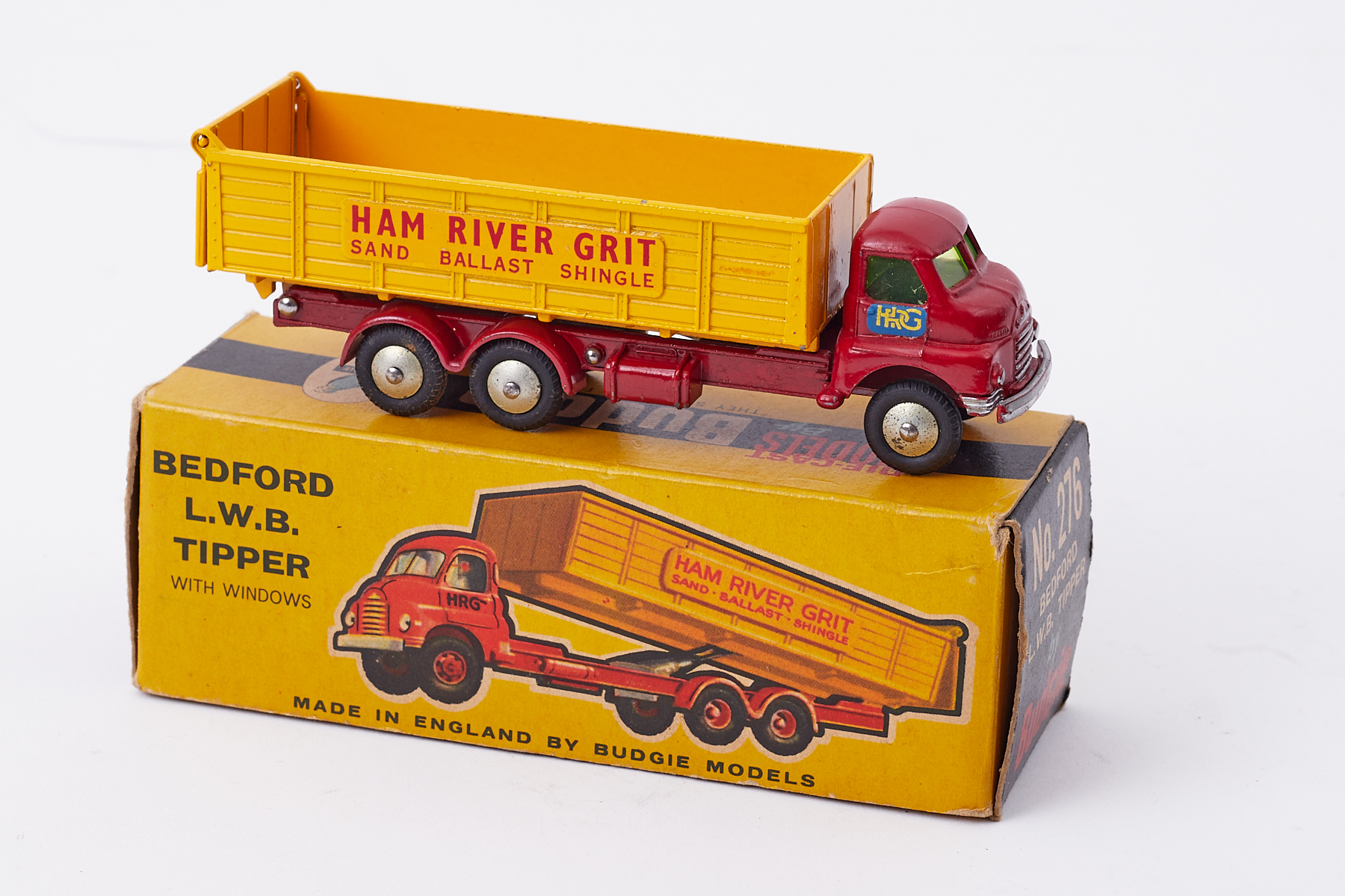 Budgie model no. 276 Bedford L.W.B. Tipper, in box