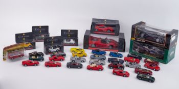 Collection of various Shell diecast scale model cars various boxed and loose to include mainly