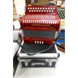 Boorinwood 2 Row Melodeon: cased