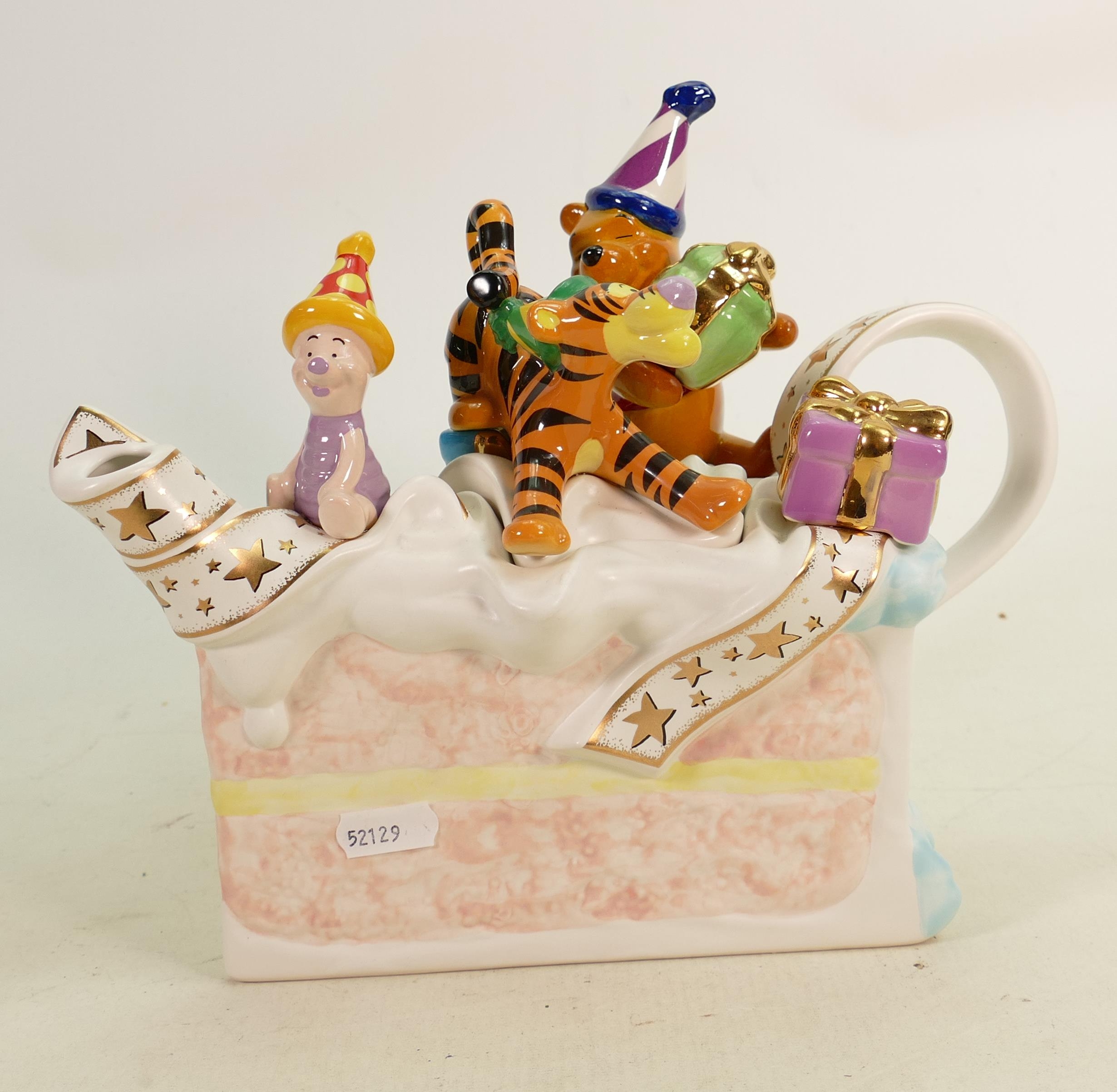 Paul Cardew Studio Limited Edition Disney Teapot Winnie The Pooh Birthday Cake: - Bild 2 aus 2