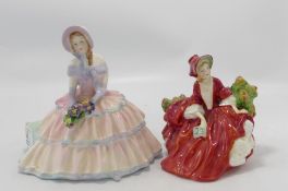 Royal Doulton lady figures Lydia: HN1908 together with Daydreams HN1731 (2)