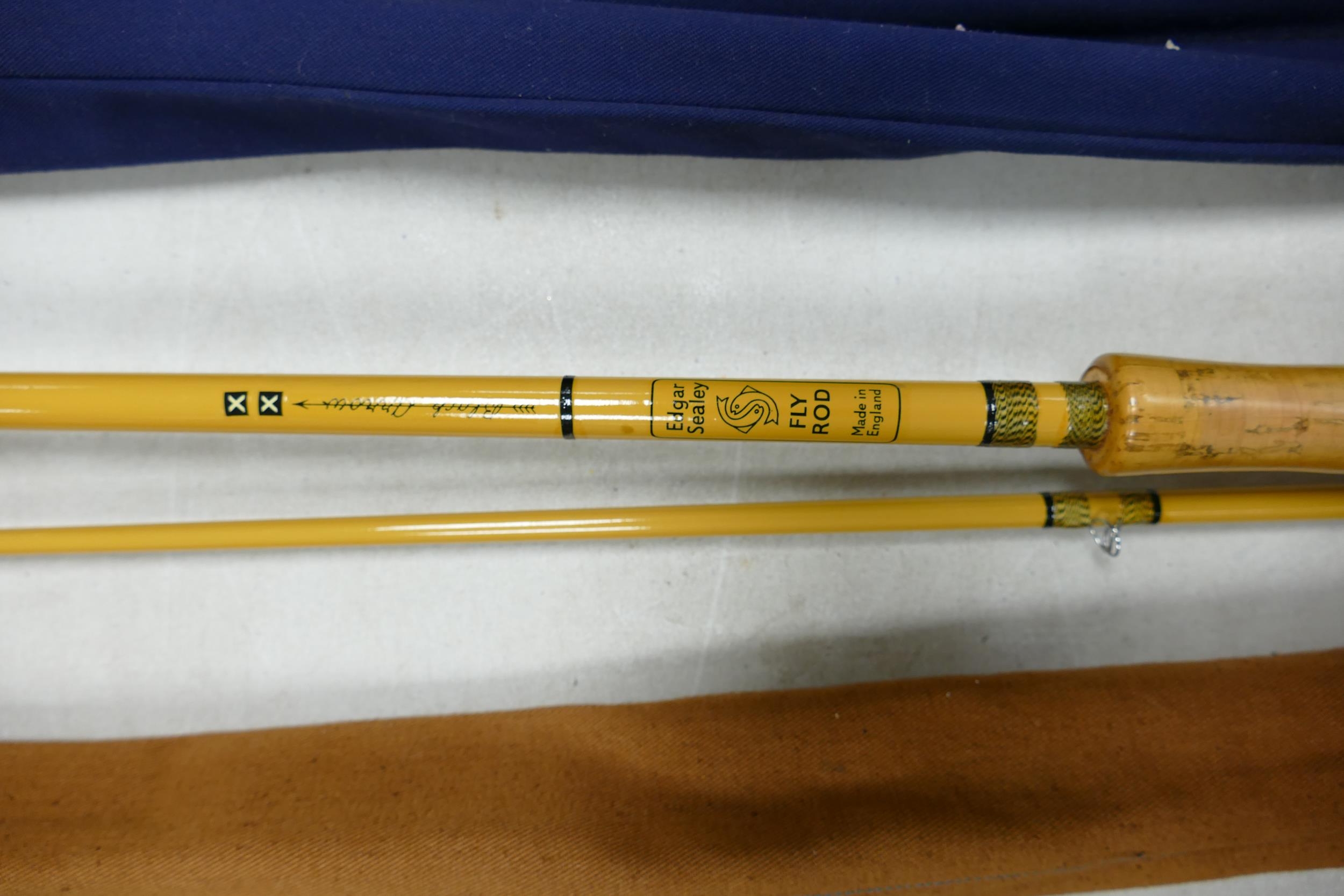 Vintage Fishing Rods to include: 10 ft Mibro Trufly, Edgar Sealy Fly Rod & Foster Bros item(3) - Image 6 of 8