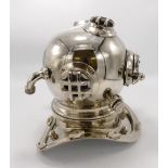 Chrome Plated Deep Sea Diver's Helmet