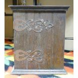 Arts & Craft Theme Smokers Cabinet: height 30cm