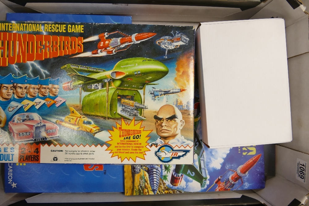 A collection of Thunderbirds Theme Board Games: