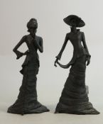 Coalport Lady Figures: Chenille & Georgette(2)
