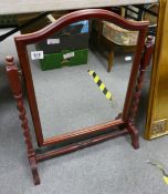 Modern Pine Dressing Table Mirror: height 70cm