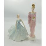 Two Royal Doulton Figurines - Daphne HN2268 & Pirouette HN2216