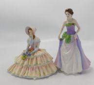Royal Doulton lady figures Daydreams: HN1731 together with Jessica HN3850 (2)