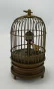 Brass Bird Cage Clock (working)
