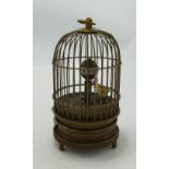 Brass Bird Cage Clock (working)