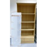 Modern Freestanding Display / Bookcase: width 85cm, height 179cm & depth 33cm
