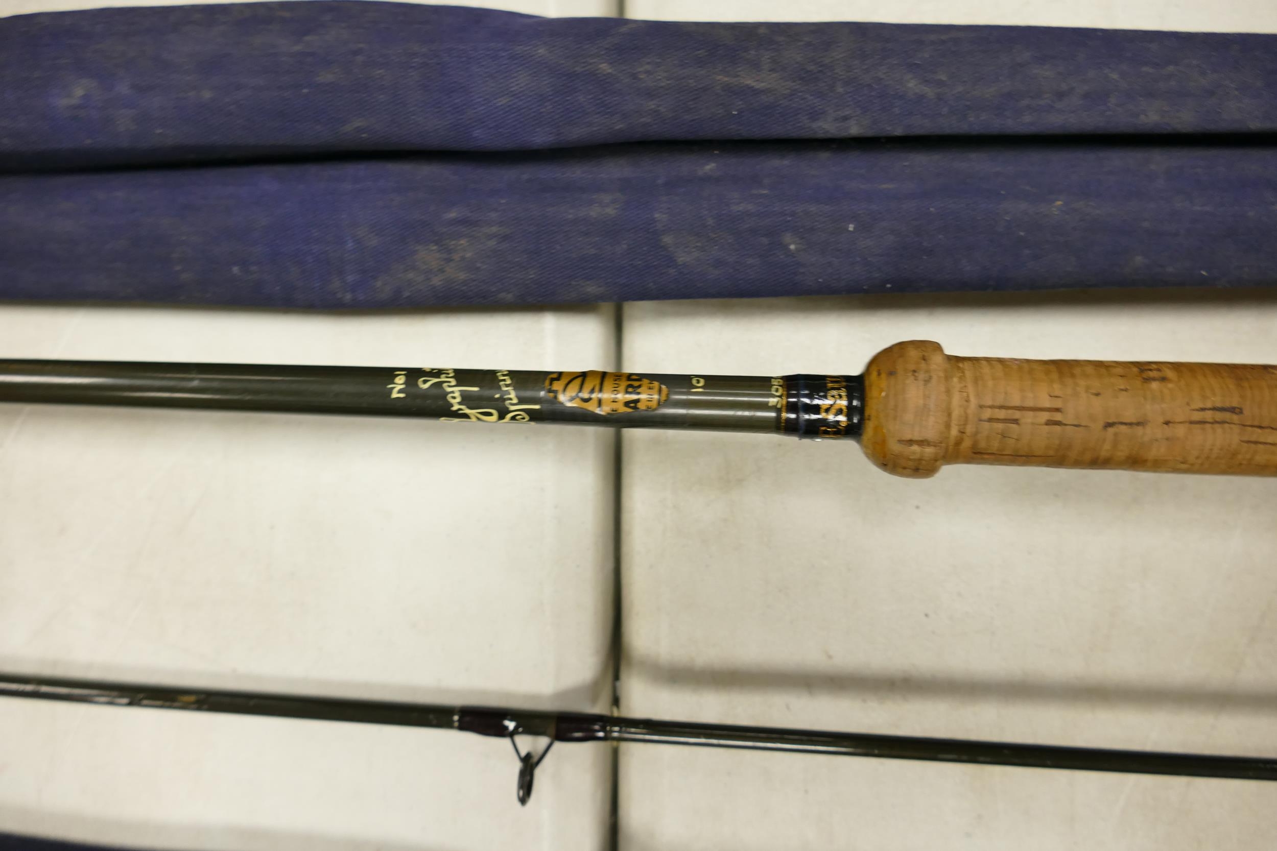 Hardy Vintage Fishing Rod to include: 2 piece Graphite Spinning 10ft No1 & 2 piece Graphite Spinning - Image 3 of 8