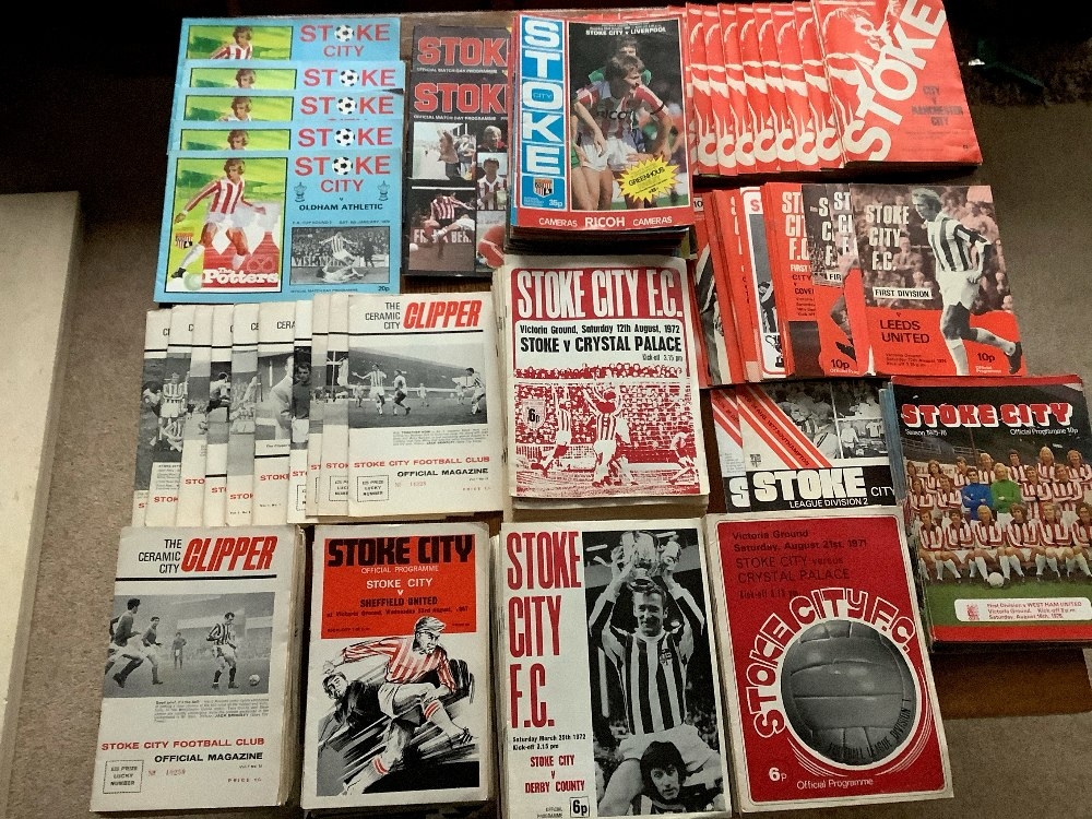A very large collection of Stoke City & International Football programmes dating from the 1960's & - Image 6 of 13