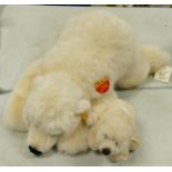Steiff Arco Eisbar 70 & Baby Eisbar 20 Teddy Bears: complete with tags (2)
