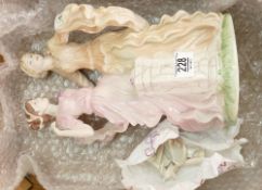 Wedgwood Large Limited Edition Figure Group Peace & Friendship: damaged with parts available for