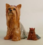 Beswick Fireside Yorkshire Terrier 2377 & similar Terrier 1944(2)