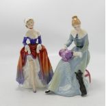 Royal Doulton lady figures Dorothy: HN3098 together with Phyllis HN3180 (2)