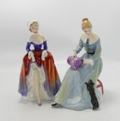 Royal Doulton lady figures Dorothy: HN3098 together with Phyllis HN3180 (2)