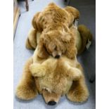 Steiff Urs Braunbar 90 Large Teddy Bear & similar Urs Braunbar 45: complete with tags92)