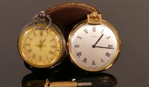 Ladies Silver fob watch and Ronet pocket watch (2):