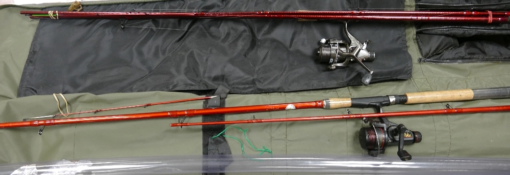 A collection of Fishing Equipent including: Avanti Hyperspeed Heavy Feeder Rods, Leda & Mitchel - Image 2 of 7