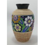 Amphora Pottery Art Nouveau Vase: H20cm
