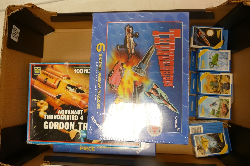 A collection of Thunderbirds Theme Jigsaws:
